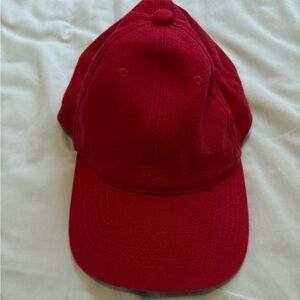 Kids Red Baseball Cap - Unbranded